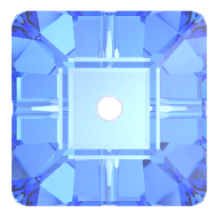 Preciosa Čtvereček 1D 6x6mm Crystal Lagoon