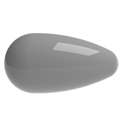 Preciosa Hruška vosk 1D 15x8mm Ceramic Grey