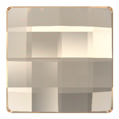Preciosa Chessboard Square MAXIMA Hotfix 8x8mm Crystal Honey