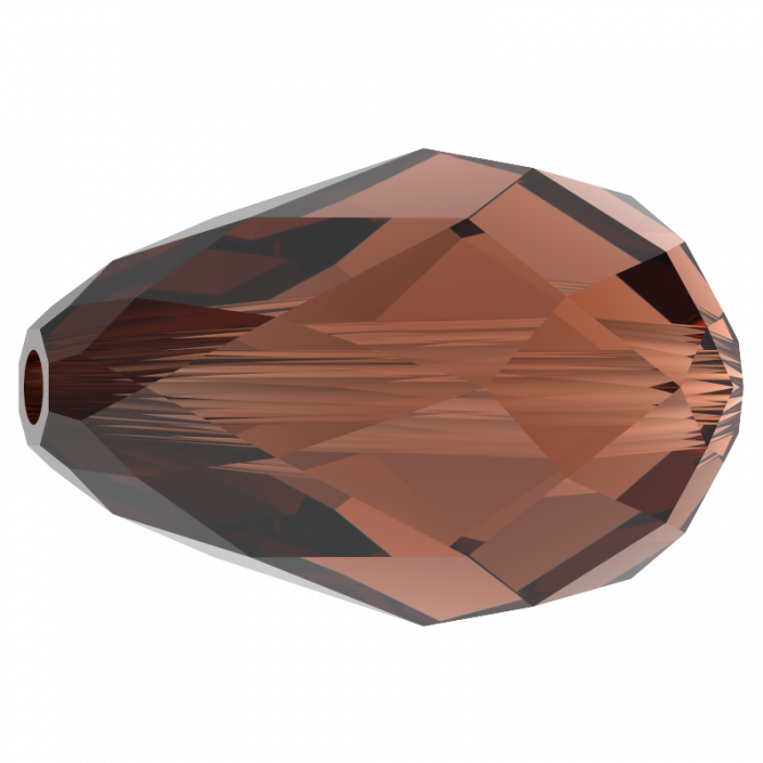 Preciosa Perle Hruška 12x8mm Crystal Venus