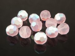 Preciosa MC Round Bead 6mm Light Rose Matte AB