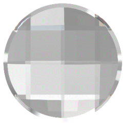 Preciosa Šachovnicový kruh MAXIMA nažehlovací 20mm Crystal