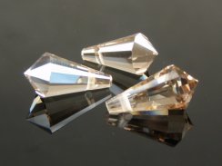 Preciosa® přívěsek MC Drops 181 1D 6.5x13mm Crystal Honey