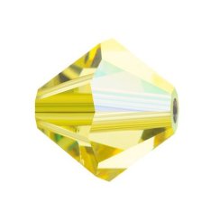 Preciosa MC Rondelle Bead 6mm Jonquil AB