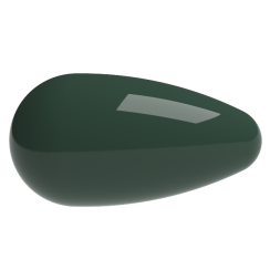 Preciosa Pearshape pearl 1H 15x8mm Malachite