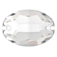Preciosa Oval 2H 16x11mm Crystal