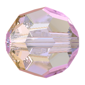 Preciosa MC Round Bead 6mm Crystal Vitrail Light