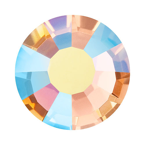 Preciosa MC Šatónová ruža VIVA12® Hotfix ss8 Light Peach AB