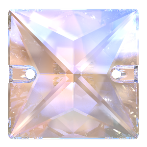 Preciosa Štvorček 2D 16x16mm Crystal AB