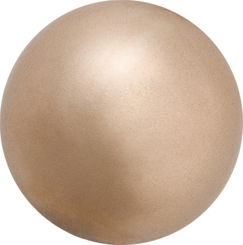 Preciosa Perle vosk kulatá MAXIMA ½D 10mm Bronze
