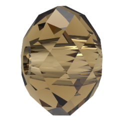 Preciosa Bellatrix Bead 6mm Smoked Topaz