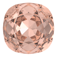 Preciosa MC Oblý Štvorec MAXIMA 10x10mm Lt.Peach