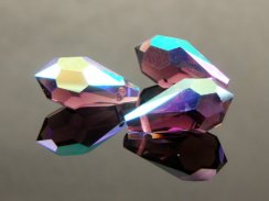 Preciosa® prívesok MC Drops 984 1D 9x18mm Amethyst AB
