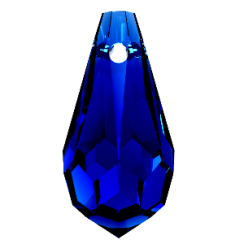 Preciosa® prívesok MC Drops 984 1D 9x18mm Capri Blue