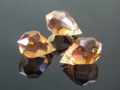 Preciosa® přívěsek MC Drops 681 1D 6x10mm Light Rose Celsian