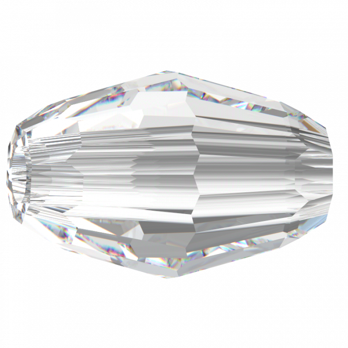 Preciosa Perle Oliva 6x4mm Crystal
