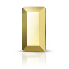 Preciosa MC Baguette No Hotfix 4x2mm Crystal Aurum