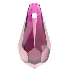 Preciosa® prívesok MC Drops 984 1D 9x18mm Light Amethyst