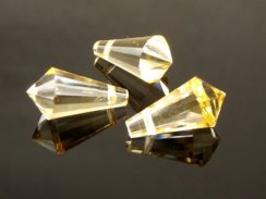 Preciosa® pendant MC Drops 181 1H 9x18mm Light Brown
