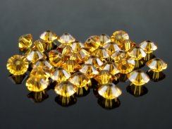Preciosa Perle Rondelka 4x6mm Topaz