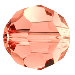 Preciosa MC Round Bead 4mm Light Orange