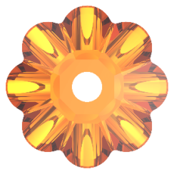 Preciosa Loch Flower 1H 6mm Topaz