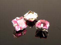 Preciosa MC Square in Flower Sew-on Setting
