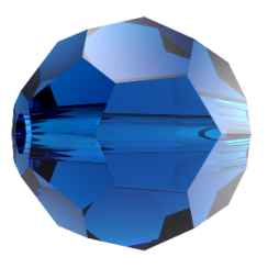 Preciosa MC Round Bead 8mm Capri Blue