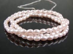 Glass Imitation Pearl Olive Beads