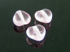 Czech glass Heart beads 4