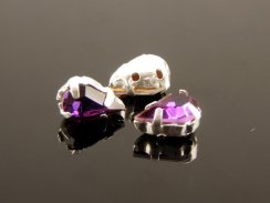Preciosa MC Pearshape in Sew-on Setting