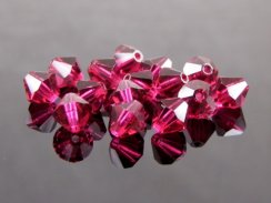Preciosa MC Rondelle Bead 6mm Ruby