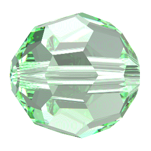Preciosa MC Perle Kulatá 10mm Crystal Viridian