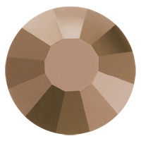 Preciosa MC Šatonová růže VIVA12® nažehlovací ss10 Jet Brown Flare