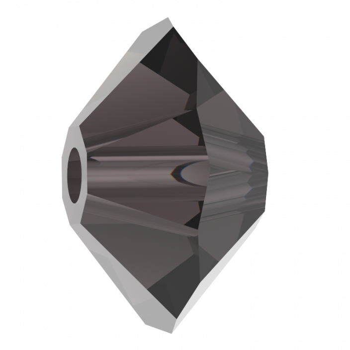 Preciosa Perle Rondelka 4x6mm Crystal Valentinite
