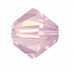 Preciosa MC Rondelle Bead 5mm Rose Opal