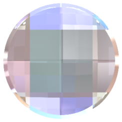 Preciosa Šachovnicový kruh MAXIMA nažehlovací 20mm Crystal AB