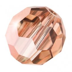 Preciosa MC Round Bead 4mm Crystal Capri Gold