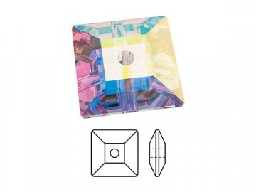 Preciosa Čtvereček 301 1D - Barva - Crystal Lagoon