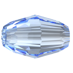 Preciosa MC Bead Olive 9x6mm Crystal Lagoon