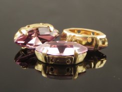 Preciosa MC Navette in Sew-on Setting