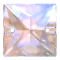 Preciosa Štvorček 2D 16x16mm Crystal AB