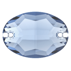 Preciosa Oval 2H 16x11mm Light Sapphire