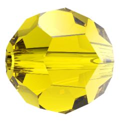 Preciosa MC Round Bead 4mm Citrine