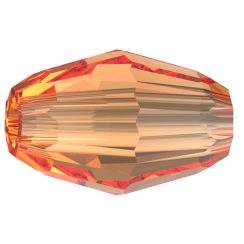 Preciosa MC Bead Olive 9x6mm Crystal Celsian