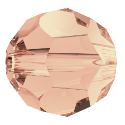Preciosa MC Round Bead 4mm Light Peach