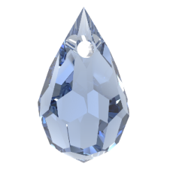 Preciosa® pendant MC Drops 681 1H 6x10mm Light Sapphire