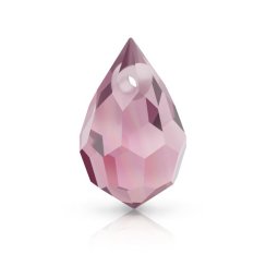 Preciosa® přívěsek MC Drops 681 1D 6x10mm Light Amethyst AB