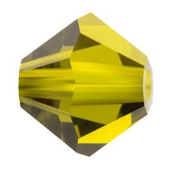 Preciosa MC Rondelle Bead 8mm Olivine