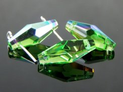Preciosa MC Bead Oat 15x6mm Peridot AB